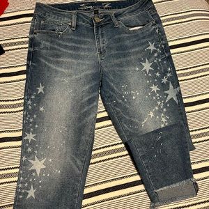 Starry Jeans Rough Cut